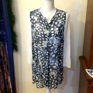 Cabi Top & Cardigan Size Medium